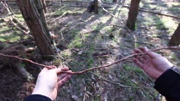 Foto - İlkel malzemelerle barınak inşa etti! Bakın nasıl!