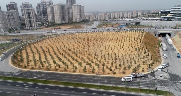 Foto - İmamoğlu bütçeyi bahane edip yapmamıştı: Dev hastanenin yolları tamamlandı