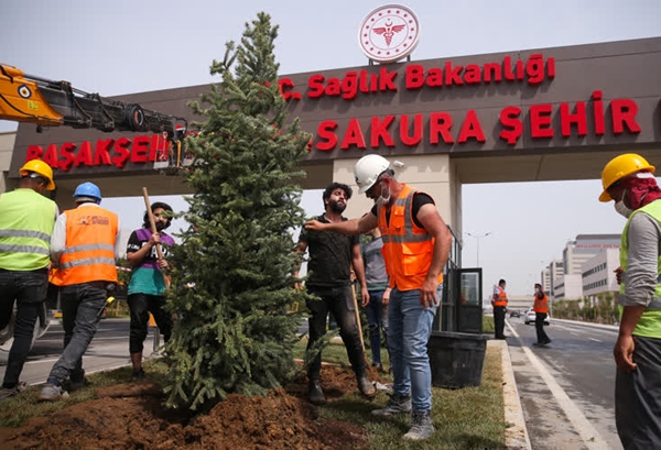 Foto - İmamoğlu bütçeyi bahane edip yapmamıştı: Dev hastanenin yolları tamamlandı