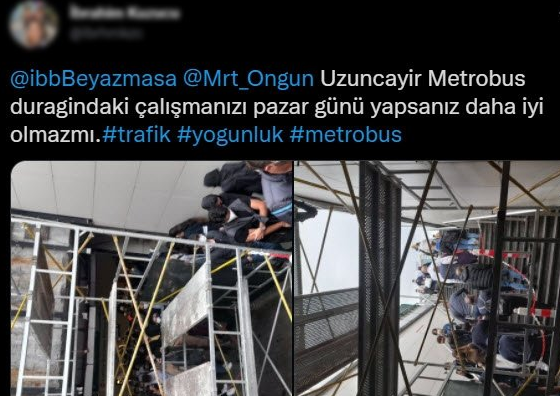 Foto - İmamoğlu'na tepki yağıyor! Metrobüs durağına gidenler şoke oldu