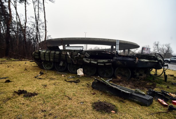 Foto - İmha edilen Rus tankı böyle görüntülendi