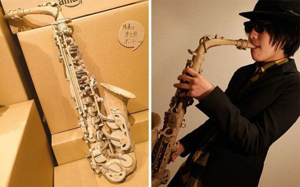 Foto - İnanamayacaksınız ama kartondan yapıldı!