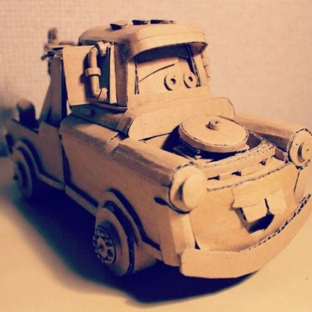 Foto - İnanamayacaksınız ama kartondan yapıldı!