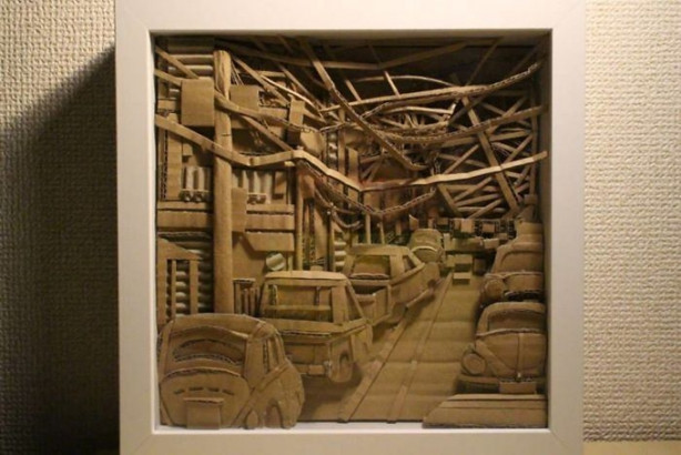 Foto - İnanamayacaksınız ama kartondan yapıldı!