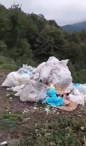 Foto - İnanılır gibi değil! Tıbbi atıkları bakın nereye attılar