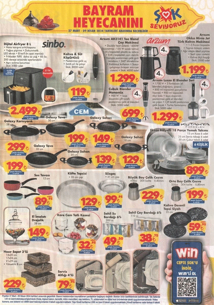 Foto - İndirim fırtınası sürüyor! ŞOK’tan yeni fırsatlar geldi