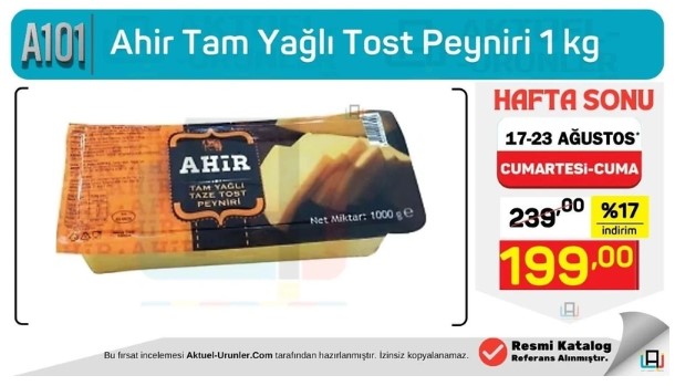 Foto - İndirim listesi yayınlandı! A101'de yepyeni fırsatlar