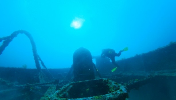 İngiliz dalgıçlar Çanakkale Savaşı batıklarına daldı