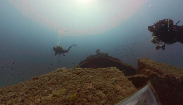 Foto - İngiliz dalgıçlar Çanakkale Savaşı batıklarına daldı