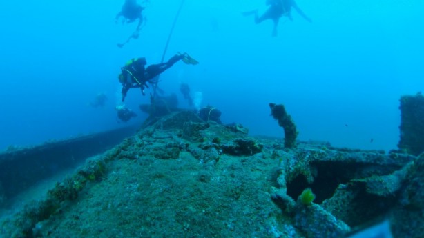 Foto - İngiliz dalgıçlar Çanakkale Savaşı batıklarına daldı