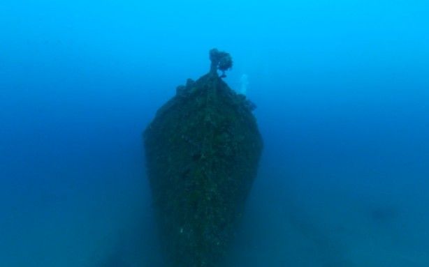 Foto - İngiliz dalgıçlar Çanakkale Savaşı batıklarına daldı