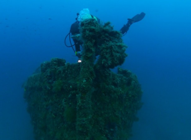 Foto - İngiliz dalgıçlar Çanakkale Savaşı batıklarına daldı