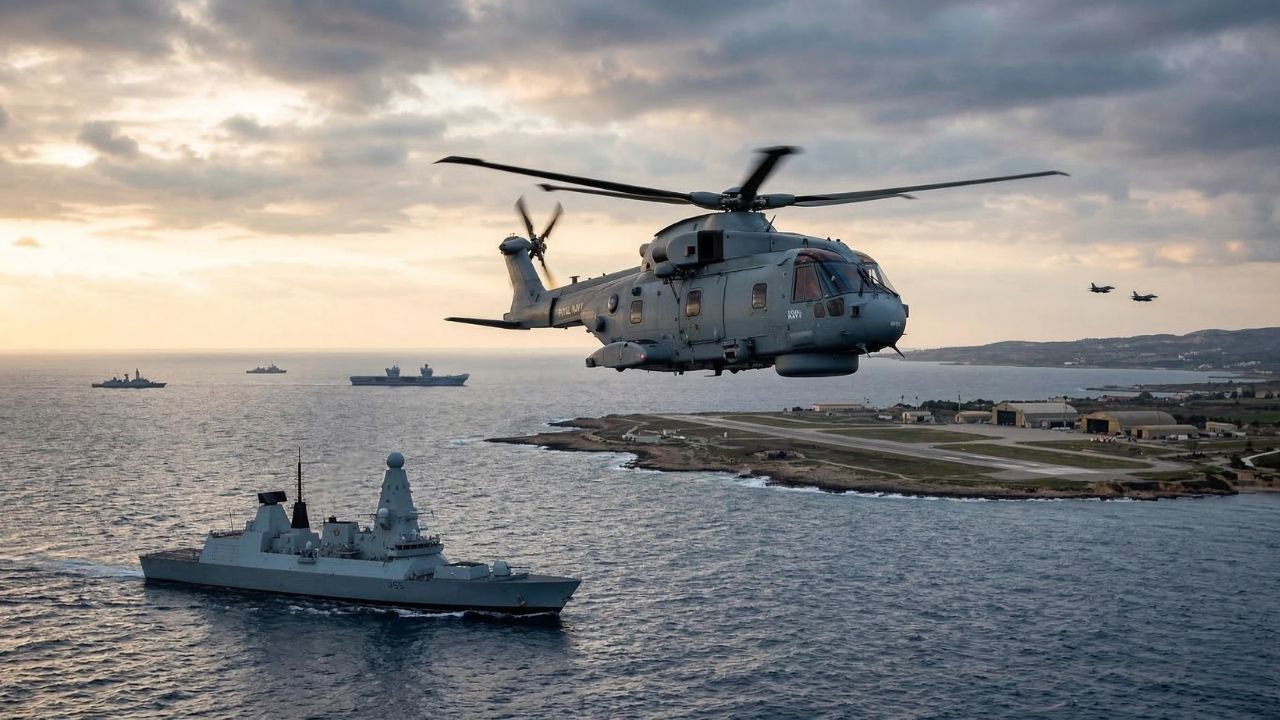 İngiltere, Doğu Akdeniz'deki Güvenlik Varlığını Merlin MK2 ile Güçlendirdi