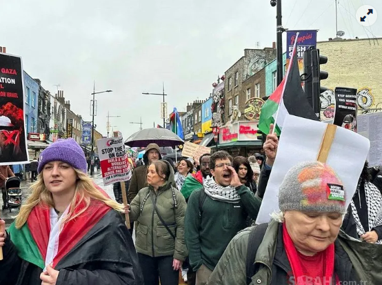 Foto - İngiltere Filistin için ayaklandı: İngilizler İsrail’e isyan ettiler