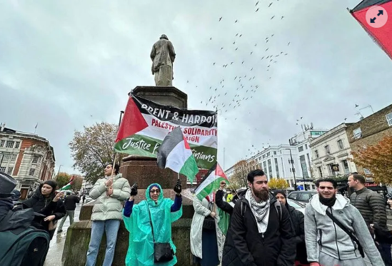 Foto - İngiltere Filistin için ayaklandı: İngilizler İsrail’e isyan ettiler