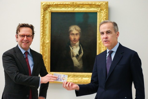 İngiltere'de 20 sterlinlik banknot tanıtıldı