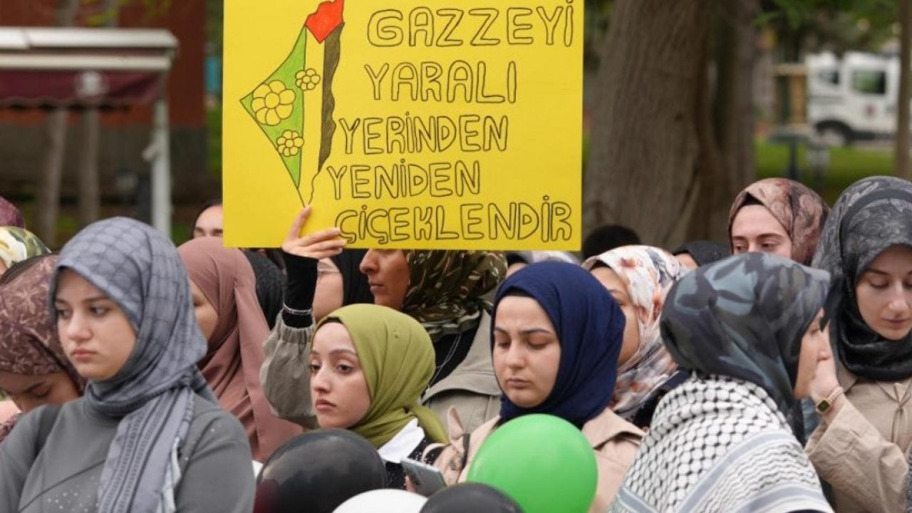 Foto - İnönü Üniversitesi Filistin’e için tek yürek! 7 Ekim mutlak zaferin ilk adımı