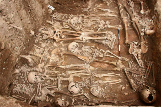 Foto - İnşaat kazısında ortaya çıkan şey dehşete düşürdü! Resmen dillerini yuttular