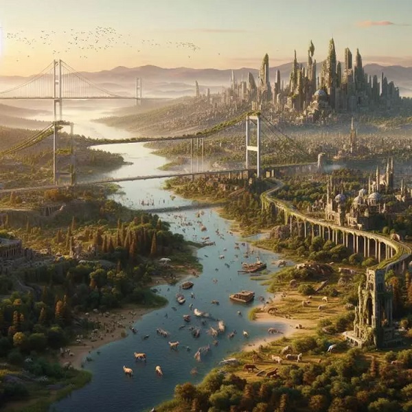 Foto - İnsan nesli yok olsaydı nasıl olurdu! Yapay zekadan hayrete düşüren kareler