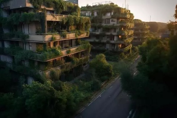 İnsan nesli yok olsaydı nasıl olurdu! Yapay zekadan hayrete düşüren kareler