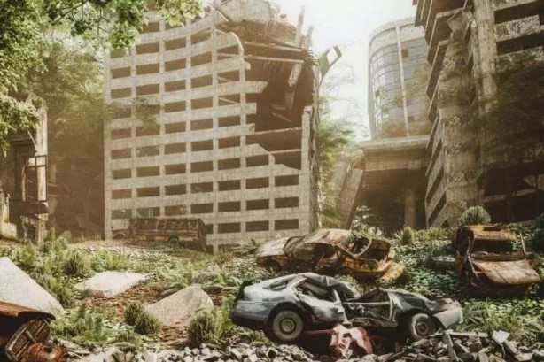 Foto - İnsan nesli yok olsaydı nasıl olurdu! Yapay zekadan hayrete düşüren kareler