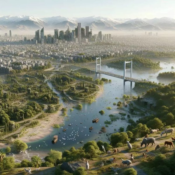 Foto - İnsan nesli yok olsaydı nasıl olurdu! Yapay zekadan hayrete düşüren kareler