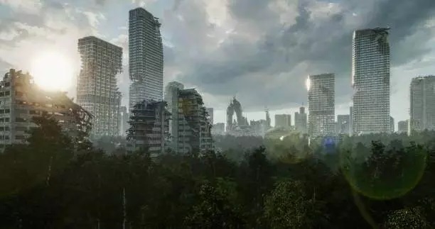 Foto - İnsan nesli yok olsaydı nasıl olurdu! Yapay zekadan hayrete düşüren kareler