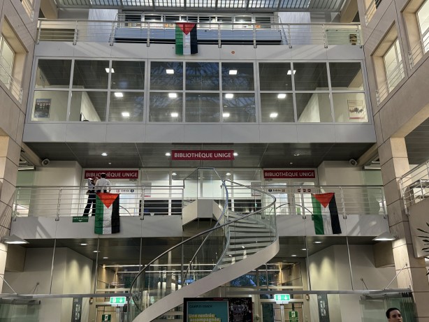 Foto - İnsanlığını kaybetmeyenler var! Cenevre ve Zürih üniversitelerinde Filistin sesleri