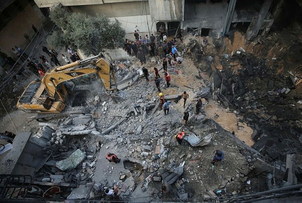 Foto - İnsanlık Gazze'de enkaz altında kaldı! İsrail'in hedefi Filistin'i haritadan silmek