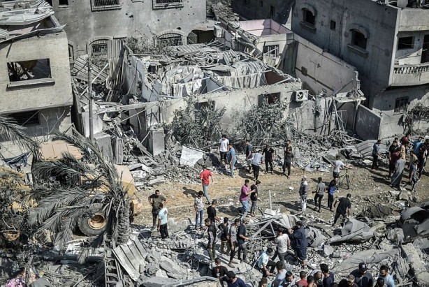 Foto - İnsanlık Gazze'de enkaz altında kaldı! İsrail'in hedefi Filistin'i haritadan silmek