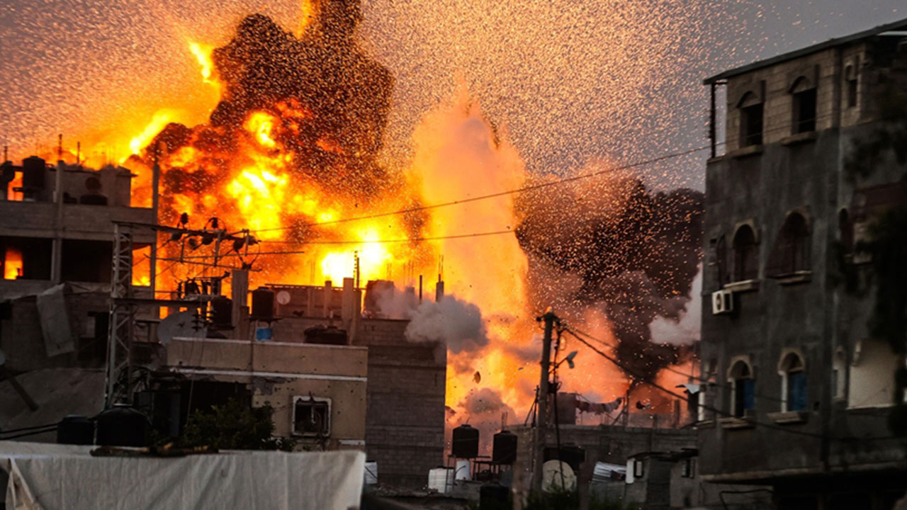 Foto - İnsansız hava araçları Bureyc Kampını vurdu! Çok sayıda ölü ve yaralı var