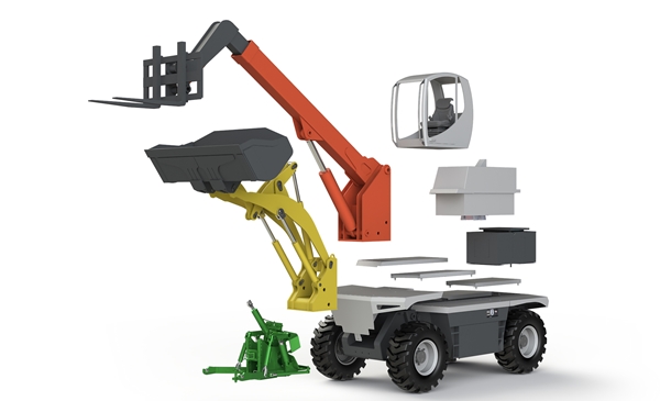 Foto - İnsansız iş makinesi dünyaya açılıyor!