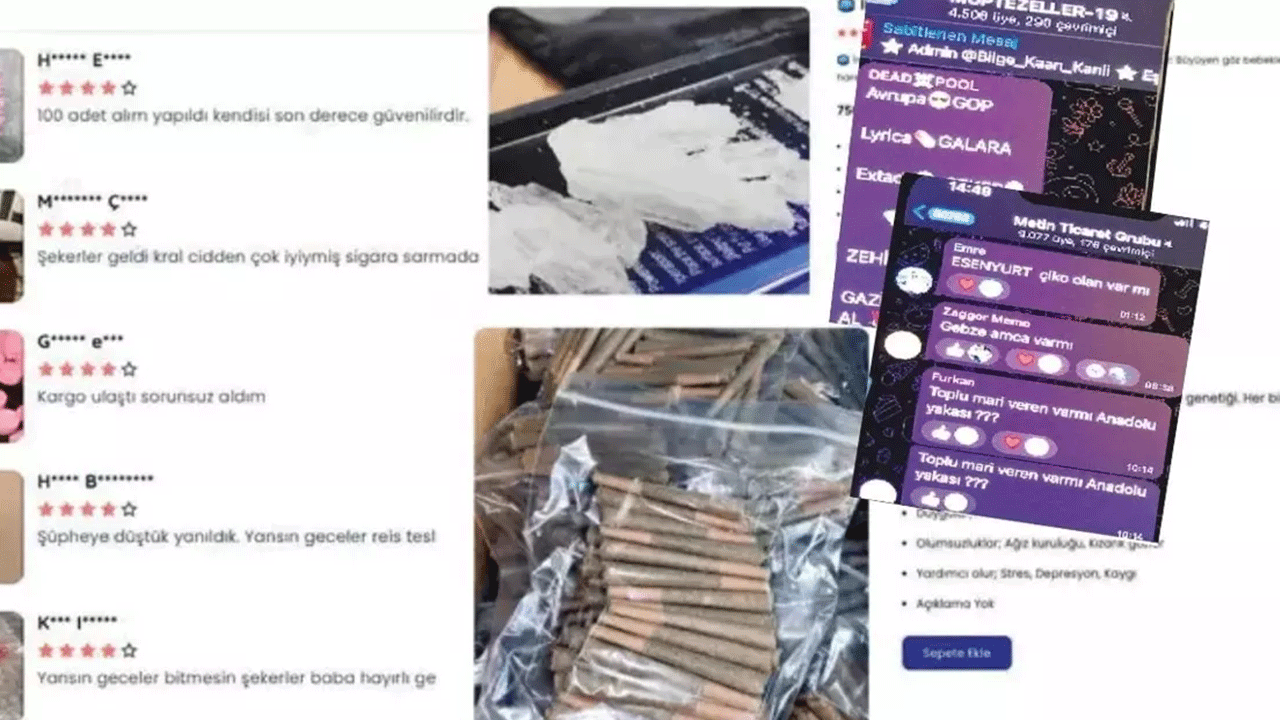 İnternette zehir pazarlığı deşifre oldu! Şifreli konuşma ortaya çıktı!