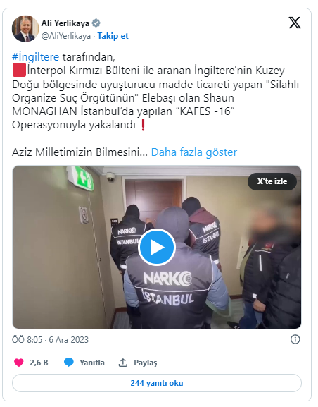 Foto - İnterpol kırmızı bülteni ile aranıyordu! O isim yakalandı Suç örgütleri temizleniyor