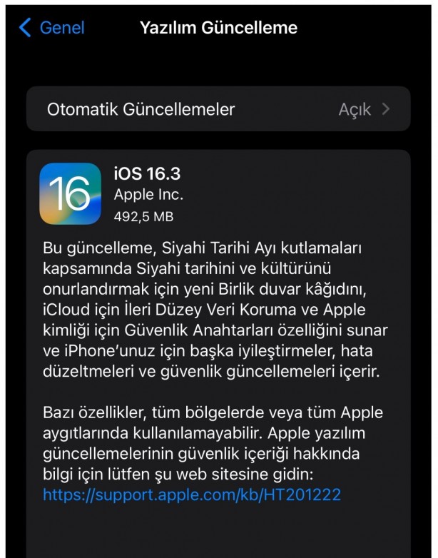 Foto - iOS 16.3 geldi! İşte iPhone’ların yeni özellikleri