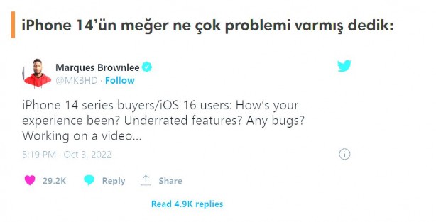 Foto - iPhone 14 balonu patladı