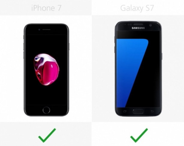 Foto - iPhone 7 mi Samsung Galaxy S7 mi?
