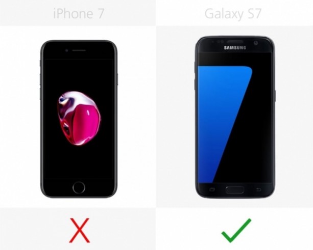 Foto - iPhone 7 mi Samsung Galaxy S7 mi?