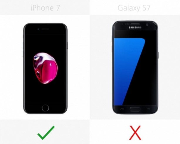 Foto - iPhone 7 mi Samsung Galaxy S7 mi?