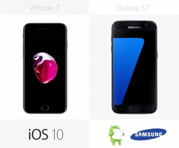 Foto - iPhone 7 mi Samsung Galaxy S7 mi?