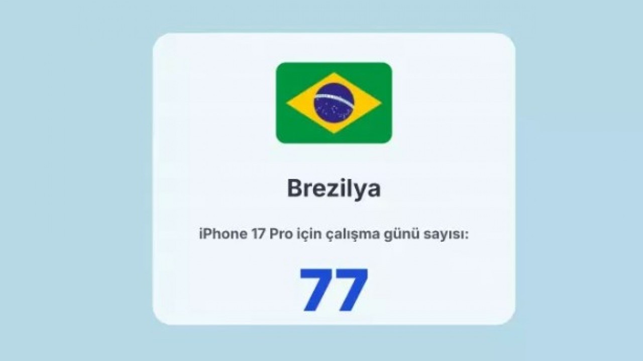 Foto - İphone almak için ne kadar çalışmak gerekiyor! Türkiye kaçıncı sırada?