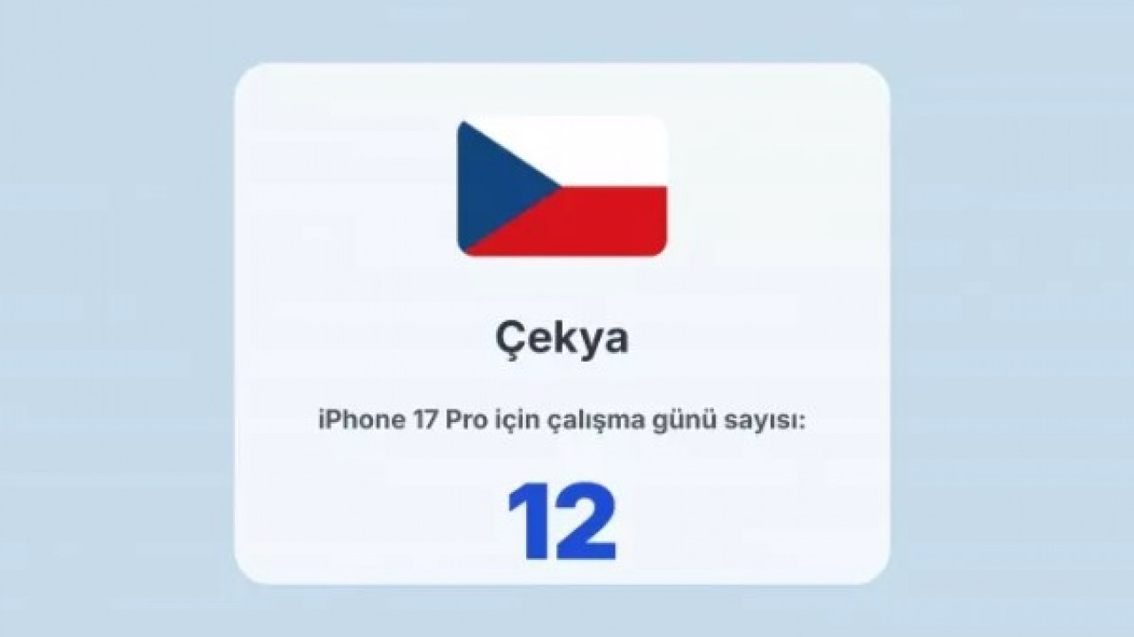 Foto - İphone almak için ne kadar çalışmak gerekiyor! Türkiye kaçıncı sırada?