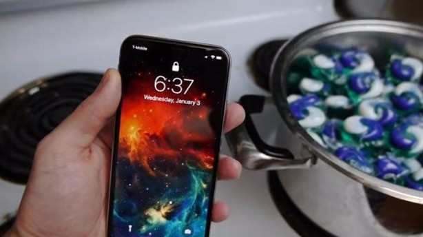 iPhone X'i pişirdiler! İşte sonuç...