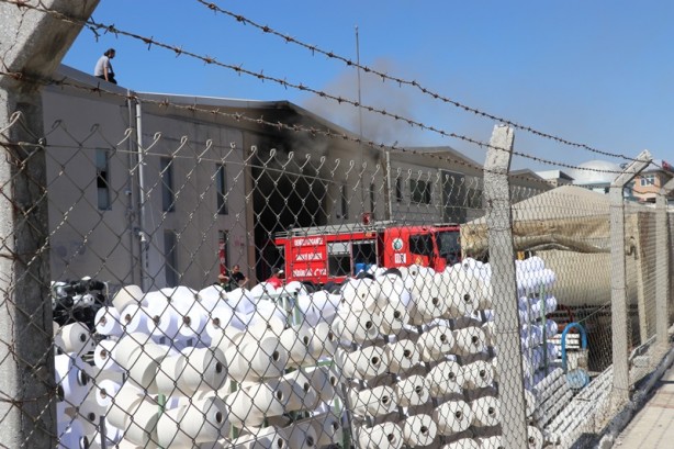 Foto - İplik fabrikasında yangın