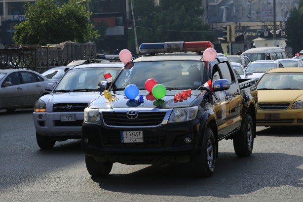 Foto - Iraklılar DAEŞ'e karşı zaferi sokak ve caddelerde kutladı
