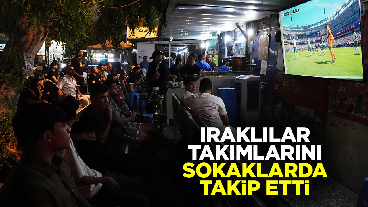 Iraklılar takımlarını sokaklarda takip etti
