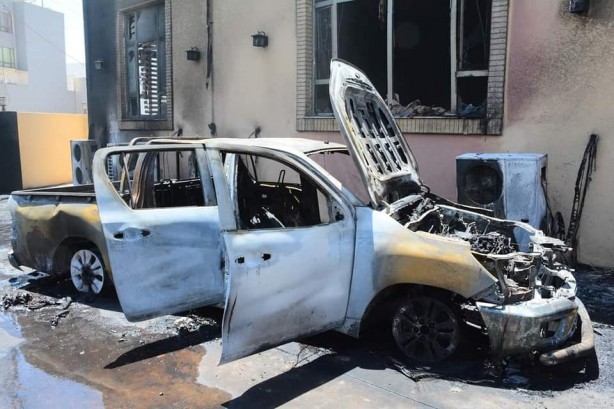 Foto - Irak'ta camide korkutan yangın: 4 yaralı