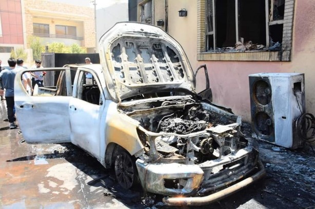 Foto - Irak'ta camide korkutan yangın: 4 yaralı