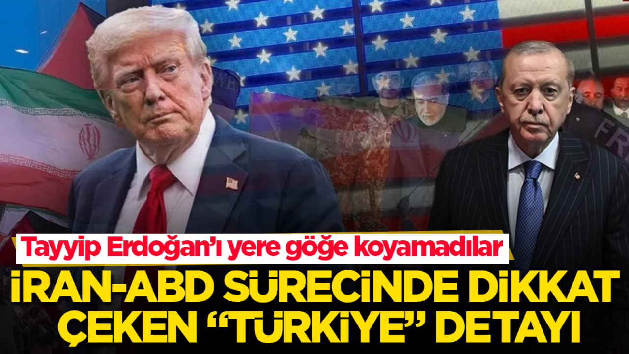İran-ABD sürecinde dikkat çeken “Türkiye” detayı! Tayyip Erdoğan’ı yere göğe koyamadılar