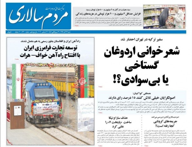 Foto - İran basınında Türkiye ve Başkan Erdoğan düşmanlığı! Böyle skandal ifadeler görülmedi